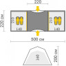Палатка TALBERG BASE 4 SAHARA серая 4603735103051